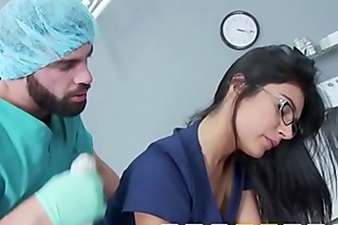 Doctors Adventure - Shazia Sahari - Doctor Pounds Nurse While Patient Out Cold
