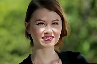 Polish College Girl Misha Cross Deepthroating 5 Guys In Outdoor Blowbang