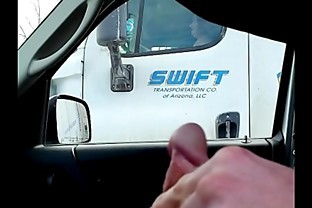Dick Flash to Female Trucker #3