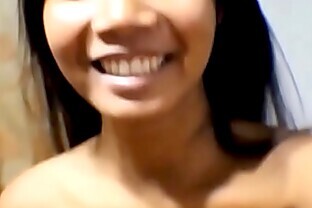 HD 9 Weeks Pregnant Thai Asian Teen Gets Anal Creampie in Black Leather