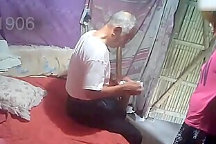 Shack Hooker Series: Bald 70yo Grandpa Fucks Chicken Mom, Chats Hot with Acquaintance, Old Stud Creampies Her Hard, Tips 20 Bucks After - 15min